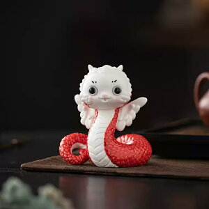 開運干支 置物 巳 翼 蛇 可愛い 2025年 縁起もの 新年 ヘビ 陶磁器 蛇の置物 陶芸雑貨 干支飾り 青 風水 蛇 置物 風水グッズ 玄関 干支の蛇置物 干支の置物 蛇置物 金運祈願 願 風水グッズ 風水