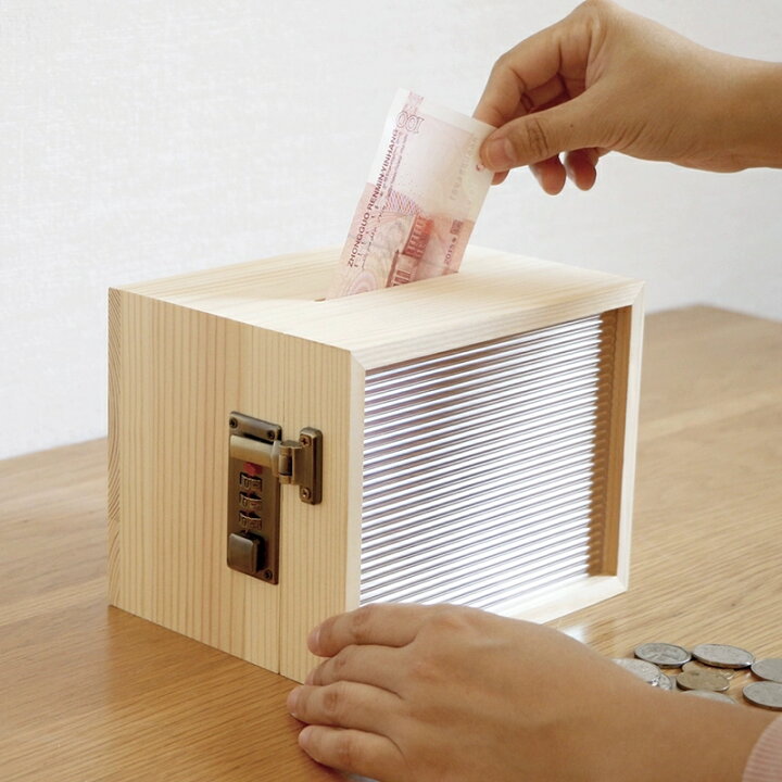 楽天市場】天然木 貯金箱 募金箱 賽銭箱 小銭 お札 フォトフレーム 