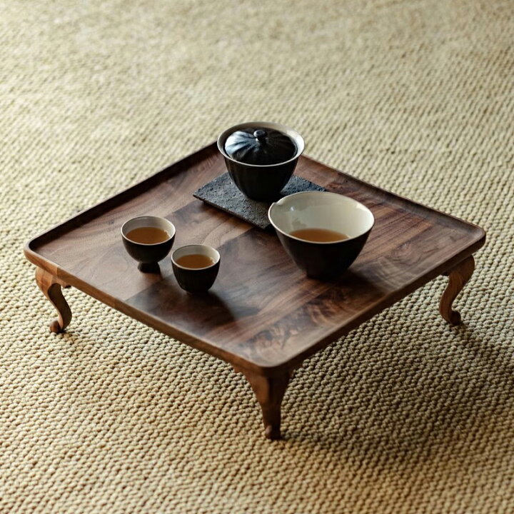 楽天市場】明式 ミニ テーブル 高台 木のトレー 茶台 座卓 ロー 