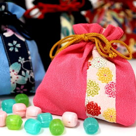 母の日 2025 お菓子 ギフト プレゼント 和菓子 ちりめん巾着キャンディ ほのか