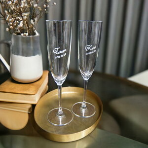 名入れ シャンパン グラス ペア 結婚祝い 新築祝い プレゼント 結婚記念日 ペアギフト ペアグラス 1周年 10周年 20周年 おしゃれ シンプル カップル 友人 友達 贈り物 結婚 10周年 珊瑚婚 真珠
