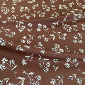 【マラソン期間中エントリー&買い回りで最大P28倍 クーポン有り】2216特価ポリエステル天竺ニット花柄 切り売り=1m単位 全2色 【メール便は3mまで】