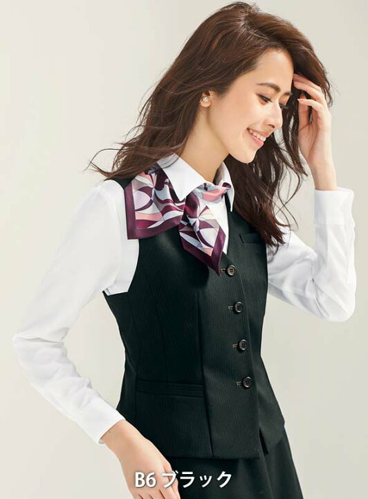 楽天市場】【10%OFFクーポン対象☆5/15 20時〜6H限定】【送料無料】ベスト ストレッチ素材 脇メッシュ 伸びる ストレスフリー ストライプ柄 ブラック 黒 ネイビー 紺 5号〜21号 制服 オフィス 事務 事務服 企業制服 レディース オフィス : エスカユニフォーム