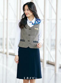 【10％OFFクーポン対象★6/4 20時～4H限定】【SALE】スカート Aライン ネイビー 紺 ブラック 黒 5-23号 制服 オフィス 事務 事務服 企業制服 レディース オフィスユニフォーム ビジネス 仕事用 チクマ AR3856