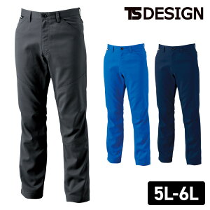 【5%OFFクーポン対象★10/30限定】作業着 TS DESIGN パンツ ズボン 帯電防止 JIS T8118適合 ストレッチ 通気性 作業服 制服 AIR ACTIVEメンズパンツ 8102 TSデザイン 夏用 春夏 SS 5L,6L メンズ 男性用