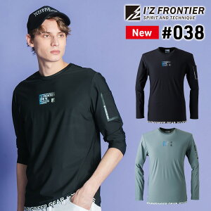 �y���[���֑Ή��z �A�C�Y�t�����e�B�A �V�� 2024 T�V���c �V���i �ڐG�⊴�X�g���b�`�i�C���������N���[�l�b�N�V���c 038 IZ FRONTIER �t�� �ėp SS S M L LL 3L