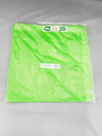 アイネット 防炎メッシュシート グリーン 1.8X3.4 ハトメピッチ300mm 当社在庫品