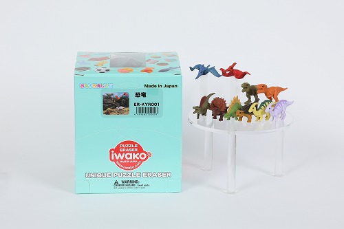 恐竜消しゴム（60個入）【まとめ買い シリーズ 消しゴム 日本製 プレゼント ご褒美 おまけ 景品 おもちゃ こども 文具 ばらまき】 |  イワコー工場直販ショップ
