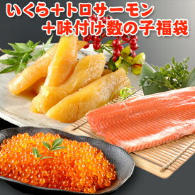 いくら 醤油漬け アラスカ 200g 味付け数の子 300g トロサーモン 800g 送料無料 福袋 お取り寄せグルメ 海鮮 ギフト 海鮮セット 海鮮おせち ギフト プレゼント