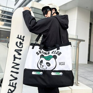 スノーボード 収納バッグ 大容量 干湿分離 スキー ブーツケース ブーツ ケース ナイロン製 ポリエステル製 スノーボードブーツ スキーブーツ バッグ ケース 巾着 メッシュ生地 スノボ ウィ