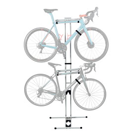 【公式】ロードバイク スタンド iWATOWER 複数台 2台 ラック 2段 室内 室内スタンド 自転車 倒れない タワースタンド スポーツバイク マウンテンバイク Eバイク ディスプレイスタンド ディスクブレーキ スルーアクスル サイクルラック 日本製