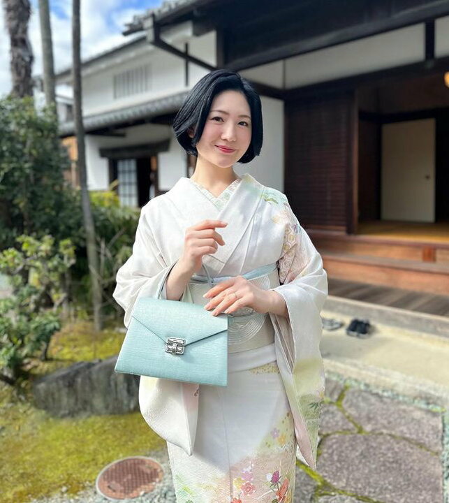 楽天市場】【岩佐公式】フォーマルバッグ 水色 すなおモデル きもの 