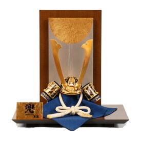 【五月人形】8号 摩天楼 青段威 彫金 兜飾り | 翠鳳作