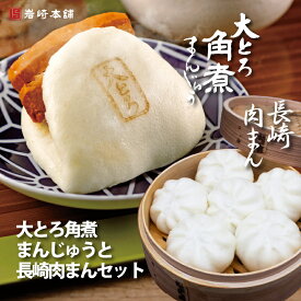 長崎 肉まん 大とろ角煮まんじゅう セット 肉まん6個 角煮まん5個 岩崎本舗 送料無料 豚まん 角煮まん 冷凍 惣菜 中華惣菜 点心 個包装 レンジ 簡単 お取り寄せ グルメ おつまみ お土産 手土産 内祝い お返し 贈り物 ギフト プレゼント