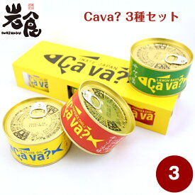 CAVA? サヴァ缶　3種セット 《ケース入り》