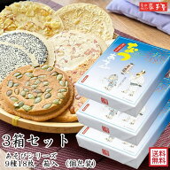 3箱セット まとめ買い【 送料無料 せんべい 詰合せ 】あそび シリーズ 9種18枚入　送料無料 / お中元 御…