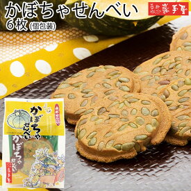 【 せんべい 個包装 工場直送】 かぼちゃせんべい 6枚 / お歳暮 御歳暮 クリスマス 御年賀 お正月 / 南部せんべい乃巖手屋 小松製菓 / お菓子 せんべい 煎餅 南部せんべい ギフト お土産 おみやげ 詰め合わせ 詰合せ 御供 日持ち ご挨拶 東北 岩手 人気 おやつ