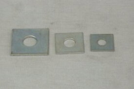 【メール便 可】【50枚まで/1梱包】 ユニクロ 角座金 M12 (W1/2)