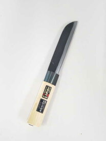 九頭龍川 竹割包丁 170mm 両刃 青二鋼 日本製 鍛造