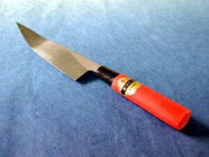 玉日本 鍛造 白菜用収穫包丁 引切型 135mm 左用 曲刃 片刃 白二鋼 赤塗柄 越前打刃物 日本製