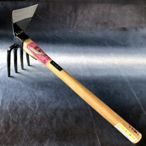 明利 片手鍬 イカ型 NO.102 手打鍛造鍬