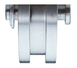 ヨコヅナ ロタ・ステンレス 重量戸車 H型 120mm 車のみ (シャフト・E形止め輪付) WBP-1206 【1個】