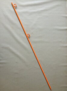 【送料無料】【10本】 佐藤ケミカル SC ロープスティック ダブル 黄 16mm×1500mm 【代引不可】