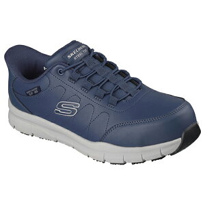 SKECHERS �X�P�b�`���[�Y ���[�N�V���[�Y 200454-JNVY �l�C�r�[ �� 25.5cm 1�� �Z�t�e�B NAMPA �i���p Slip-ins