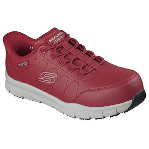 SKECHERS �X�P�b�`���[�Y ���[�N�V���[�Y 200454-JRED 26.0cm 1�� �Z�t�e�B NAMPA �i���p ���b�h �� Slip-ins