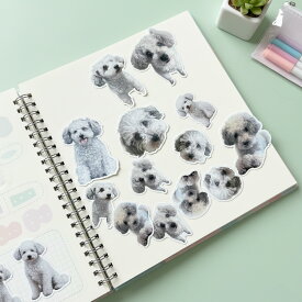 ペット オリジナル ステッカー オーダーメイドペットグッズ／愛犬・愛猫対応／スマホや手帳に貼れる耐水シール うちのこ うちの子 推し 愛犬 愛猫 ペット シール