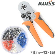 【SS最終日★最大P6倍＋まとめ割】IWISS フェルール圧着ペンチ フェルール 用 圧着ペンチ 圧着工具 端子…