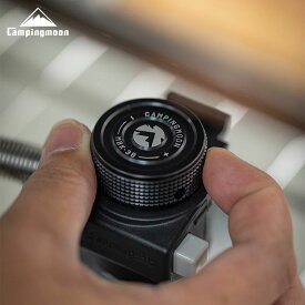 【キャンピングムーン 公式】フラットバーナー GS-450 取り付け専用ノブ つまみ ネジ ツマミ ガスツール バーナー CNC 高品質 おしゃれ 黒 ブラック MBK-36