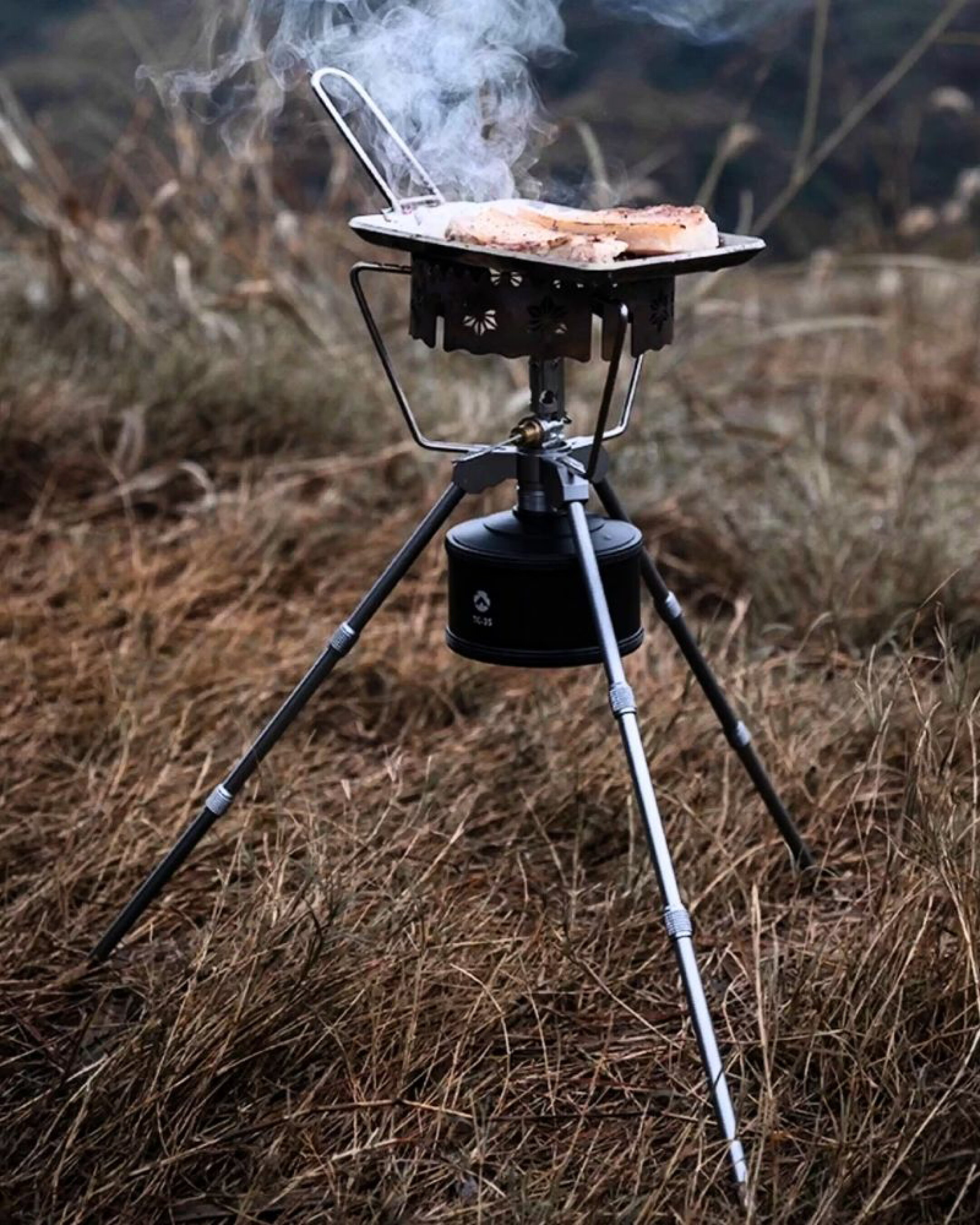 ✅ 登山に必須の一体型シングルバーナーの不安定さを解消！