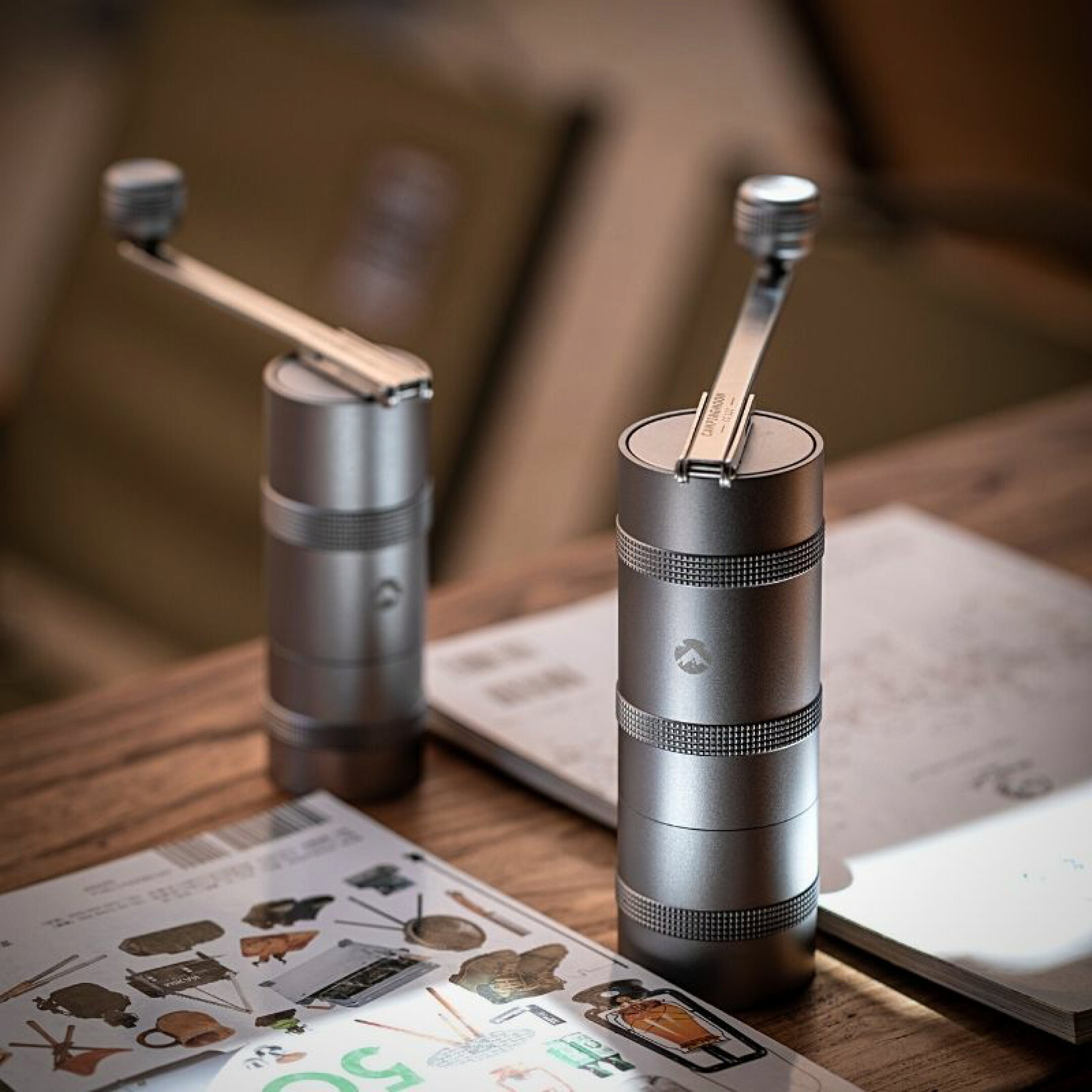 精密ステンレス刃 × 無段階調整で、理想の挽き目を実現☕