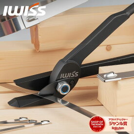 [P2倍&まとめ割★12/15まで] アイウィス(IWISS) 帯鉄カッター バンドカッタ 帯鉄用はさみ 一体鍛造 バンドカッター DJ-127