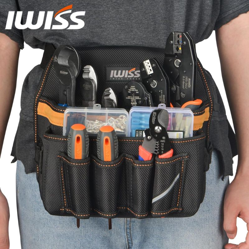 楽天市場】ツールバッグ 工具差し入れ 腰袋 ベルト付き 電工腰袋 工具