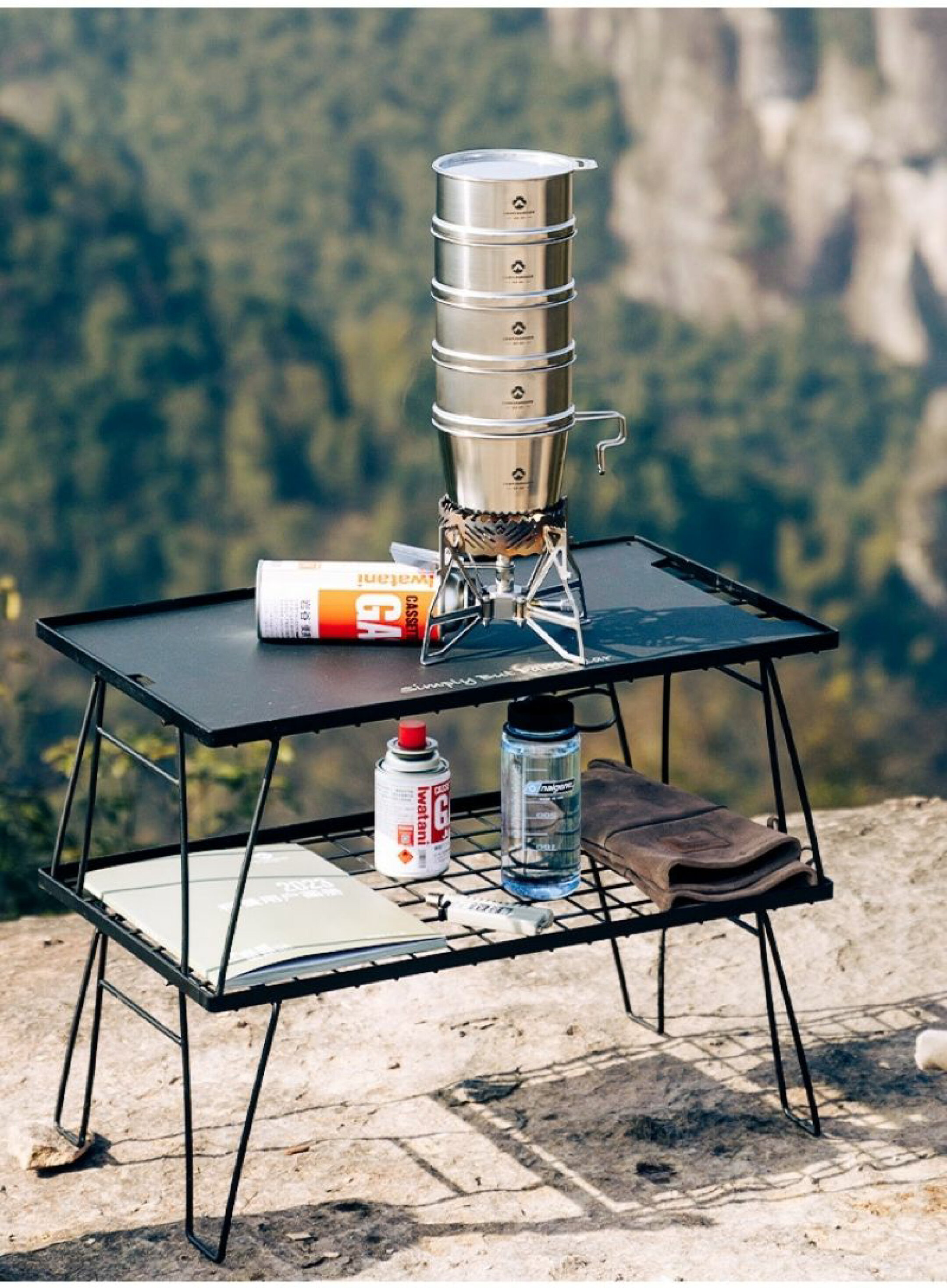 シェラカップにのせるだけで♪ステンレス製で手軽に蒸し料理✨