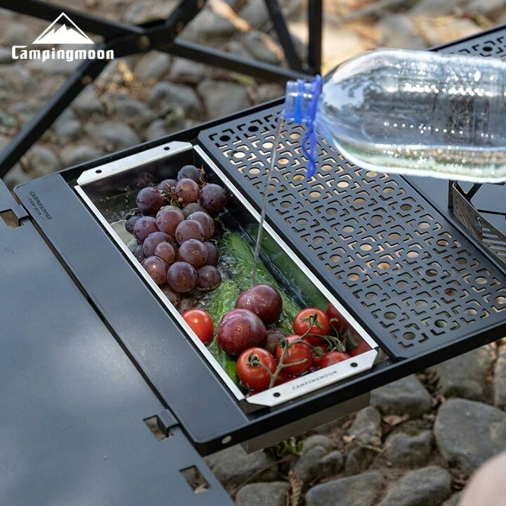 キャンピングムーン(CAMPING MOON) IGT用 ステンボックス 浅型 2L 