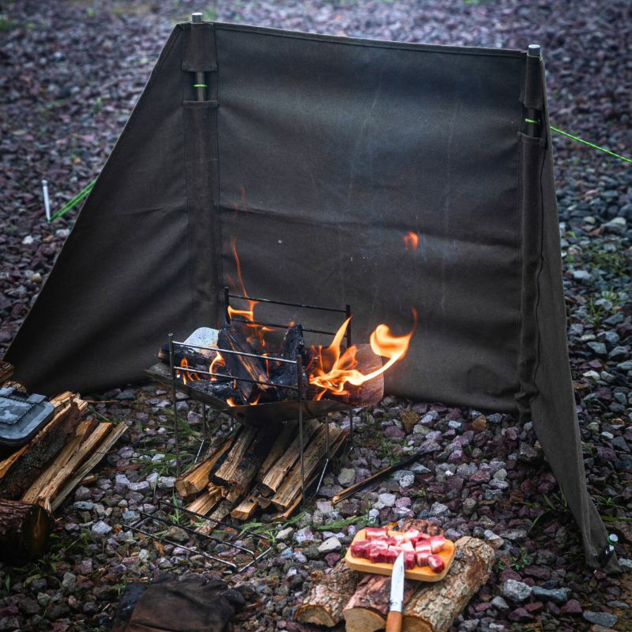 焚火陣幕 B-660 詳細を見る ＞