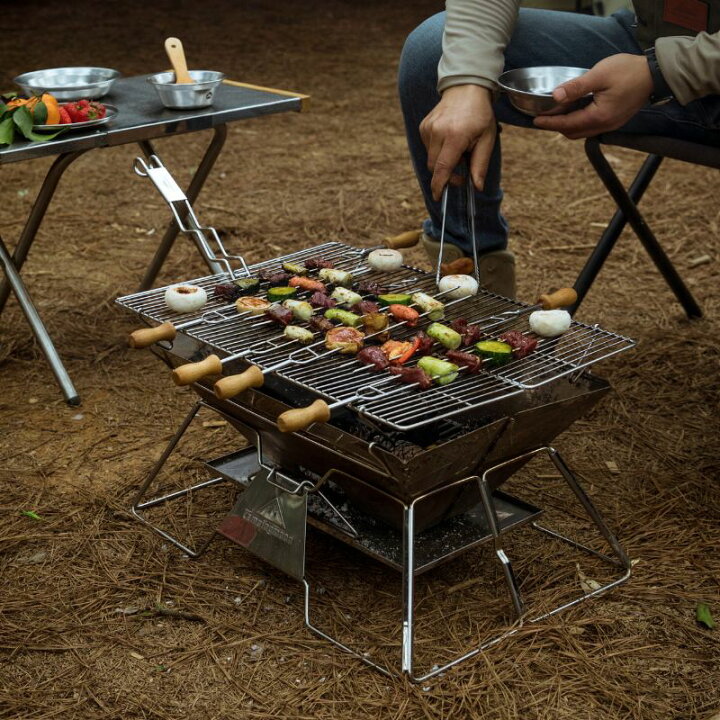 楽天市場】[公式] キャンピングムーン キャンプ BBQセット 焚き火台 