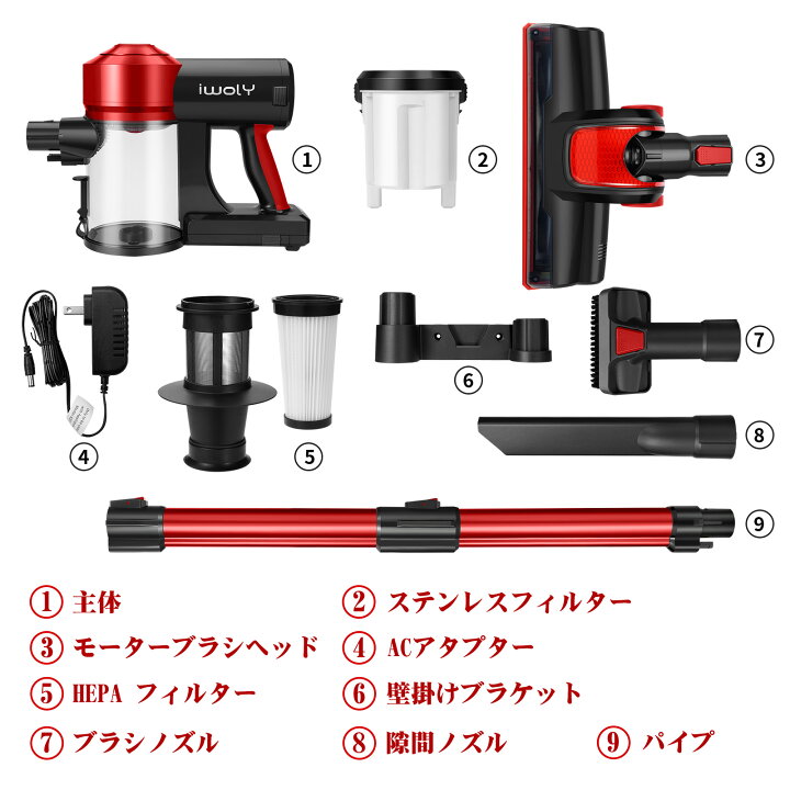 楽天市場】送料無料 掃除機 コードレス 2in1 コードレス掃除機 