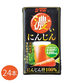 生活応援価格 サンA 濃いにんじん 宮崎県産人参汁100％ 125ml紙パック×24本入 送料無料 国産 産直 グルメ 宮崎県農協果汁株式会社