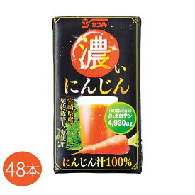 サンA 濃いにんじん 宮崎県産人参汁100％ 125ml紙パック×48本入 送料無料 国産 産直 グルメ 宮崎県農協果汁株式会社