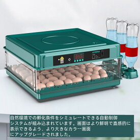 自動孵卵器、孵卵器、自動転卵、孵卵器、全自動インテリジェント、大容量、鳥孵卵器、小型家庭用、操作簡単、高電力供給、低騒音、子供の教育、家庭用、ウズラの卵/鶏/アヒル/ガチョウ/ウズラ/孵化用の鳥