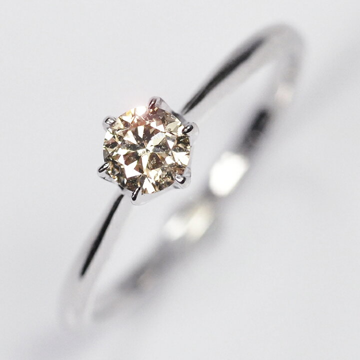 楽天市場】【期間限定】天然ダイヤモンド リング 大粒0.3ct 婚約指輪 