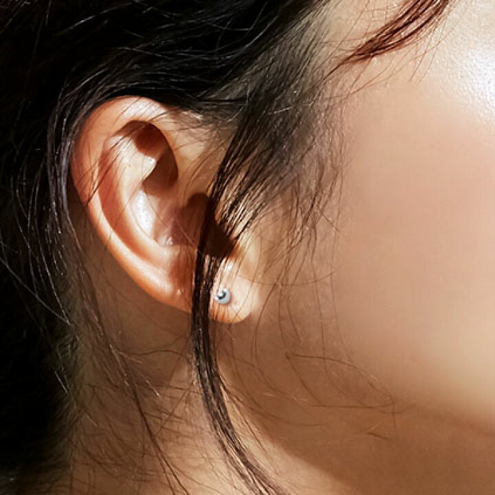 楽天市場】プラチナ Pt900 ぷっくりハートピアス 3mm 地金ピアス 