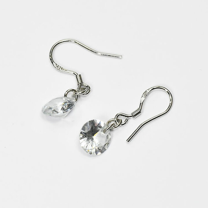楽天市場】2カラット 大粒 フックピアス シルバー925 ジプシーピアス 
