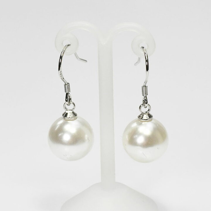 楽天市場】一粒パール フックピアス 大珠 シルバー925 ジプシーピアス 