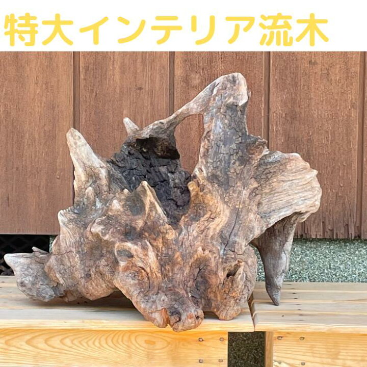 楽天市場】特大 インテリア 流木 9 玄関飾り 店舗飾り 看板 オブジェ 