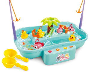 魚釣りゲーム フィッシング 釣りおもちゃ 水遊び 電動 音楽 ライト 流れる水 お風呂 玩具 室内遊び 知育玩具二人でも遊べる 親子交流に役立つ 幼児早期開発 入園祝い プレゼント 子供用 男